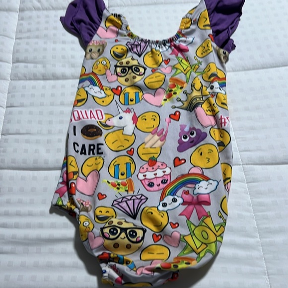 Emoji Dance leotard size 6 EUC - Picture 3 of 3